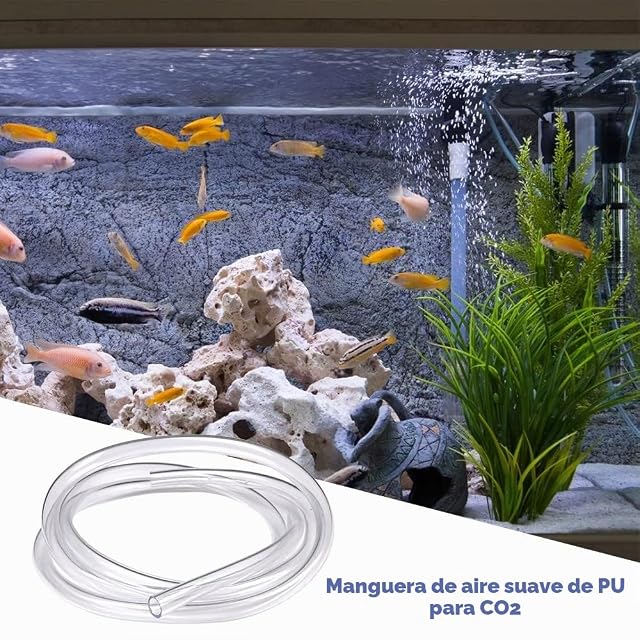 Foto 5 de 8 de DONGKER Tubería a prueba de CO2 para acuario