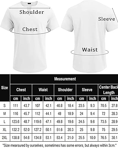 Miniatura 6 de COOFANDY Camisa Henley de algodón y lino para hombre, manga corta, casual, cuello en V, para verano, yoga, ligera