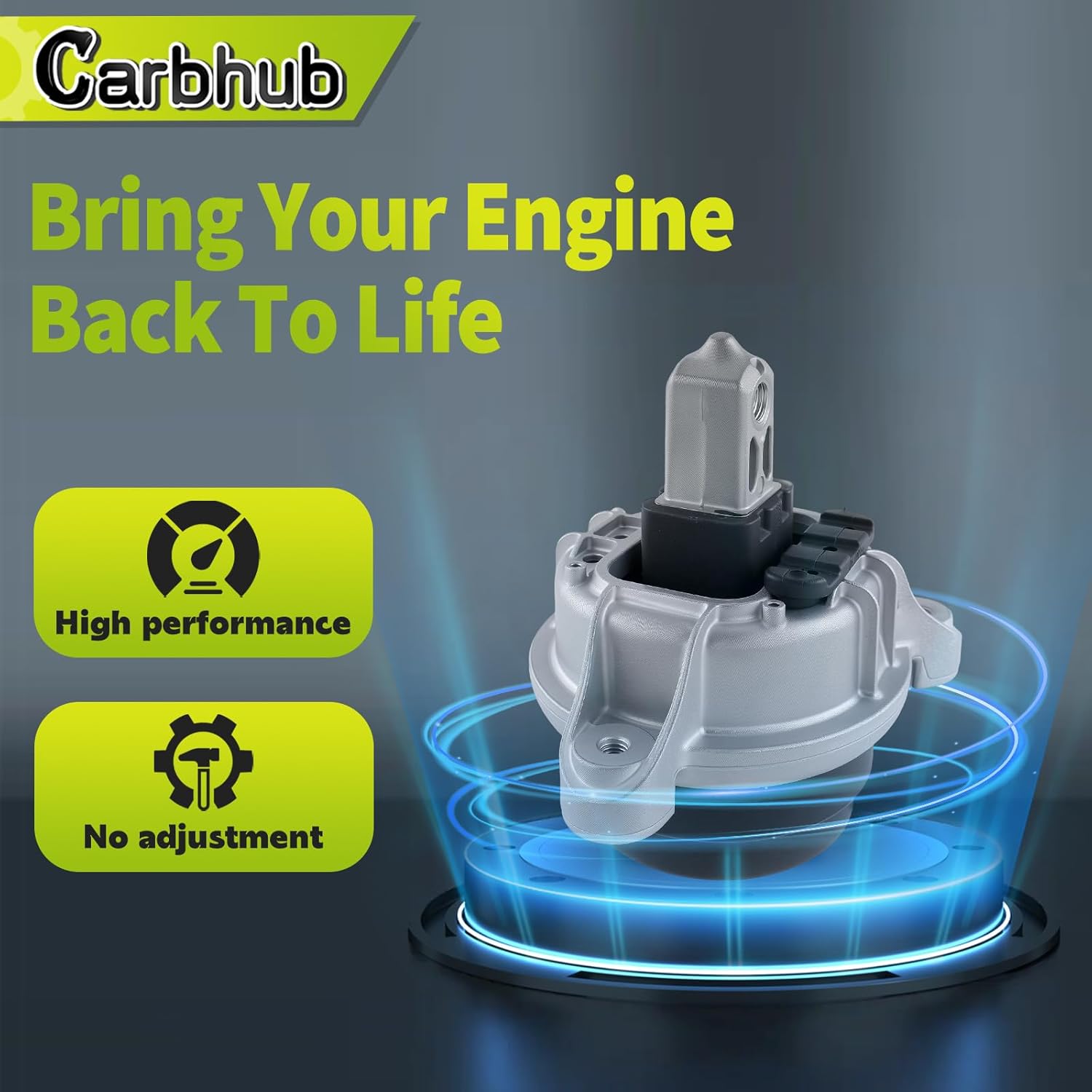 Carbhub 22116786528 Left Right Engine Motor Mount fit for BMW 528i 535i 640i 740i Gran Coupe GT Base Sedan 3.0L 4.4L 6.0L 2010-2018 Engine Motor Mount Replace for 22116786528 22116777365
