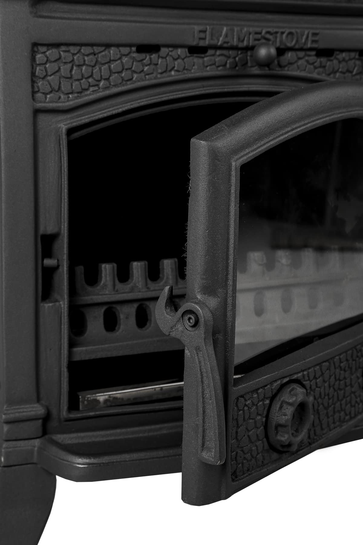 Poêle à Bois en Fonte 10 kW Multi-Combustibles avec Verres en Céramique CE Eco Design 2022