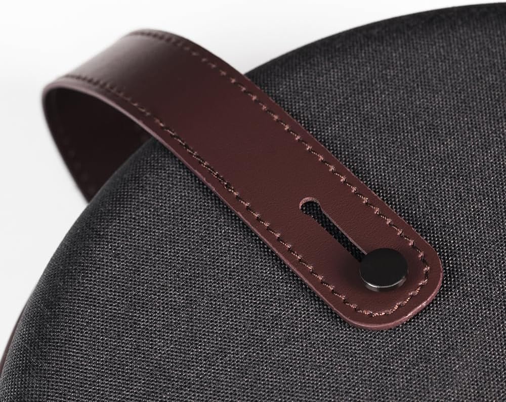 Aune AuNest, Hard Travel Carrying Case for AR5000 Wired Headphones, Case Only, Dark grey + burgundy