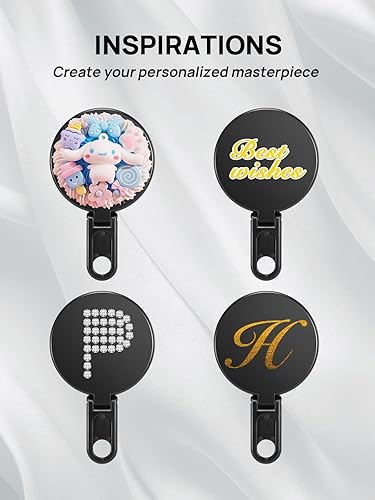 Miniatura 5 de OMIRO Espejo de mano pequeño, mini espejo plegable compacto de mano de 3 pulgadas para hombres y mujeres (negro y blanco, paquete de 2)