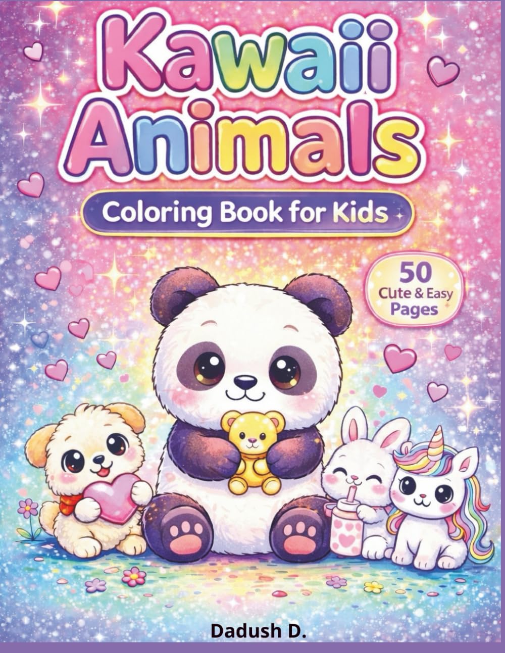 Kawai animals Coloring Book For Kids