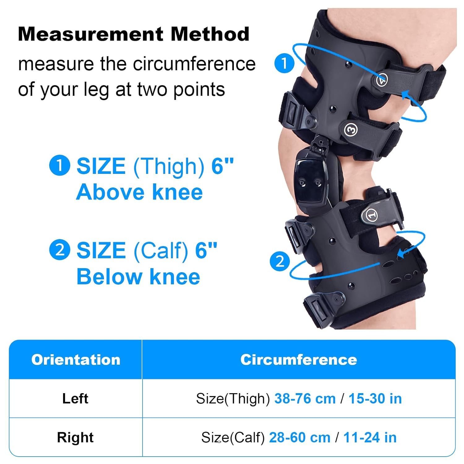 OA Unloader Knee Brace- Unloader Knee Brace for Osteoarthritis, Arthritis Pain, Cartilage Repair, Bone on Bone Knee Joint Pain, Lateral Degeneration Knee Support (Black Left)