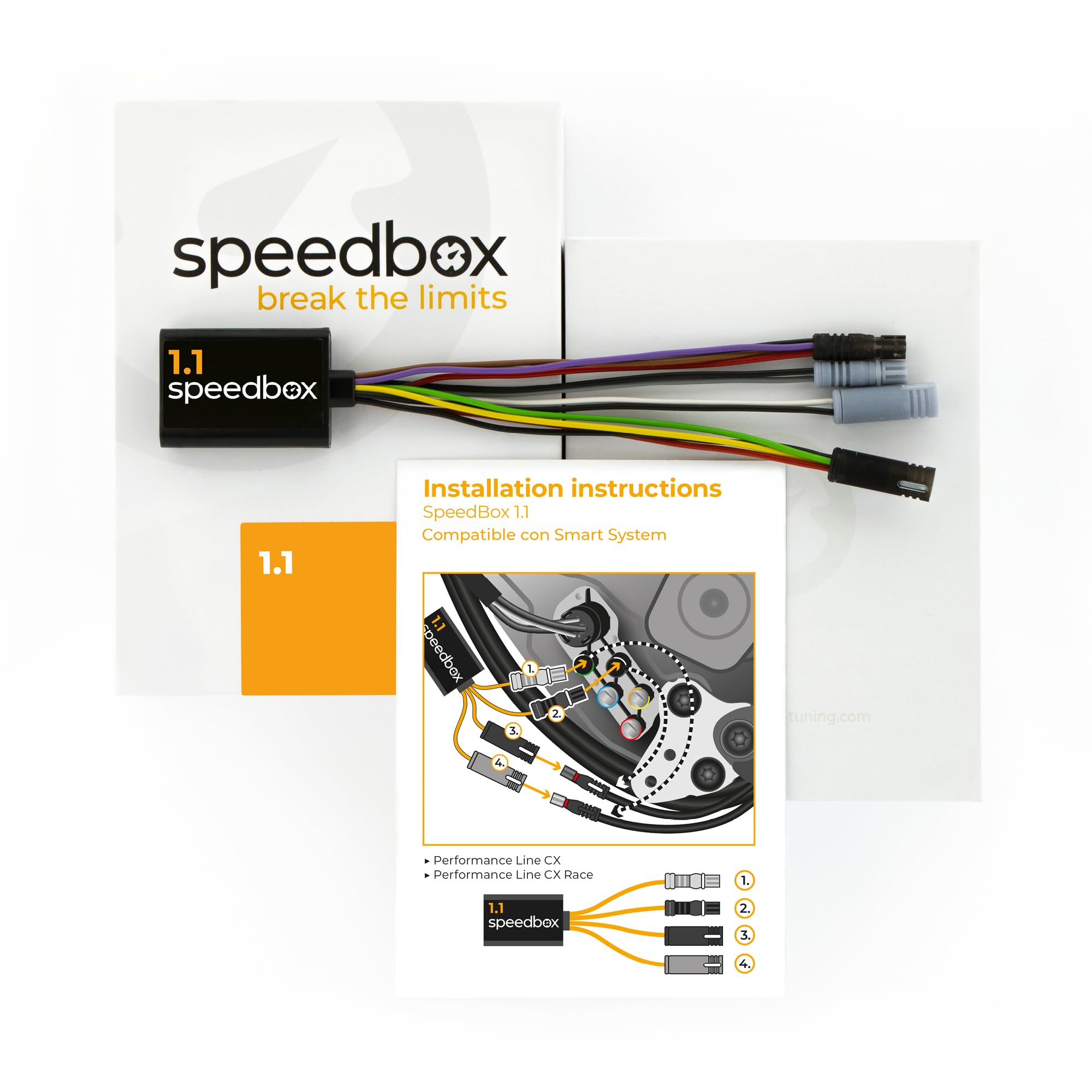 SpeedBox 1.1 Compatible with Bosch (Smart System) / Smart Tunig Kit Compatible with Bosch Motors 2022-2024 / Speed Limit Unlocked