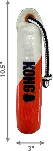 Miniatura 6 de KONG Wild Shieldz - Maniquí flotante de entrenamiento (medianogrande, naranja y blanco)