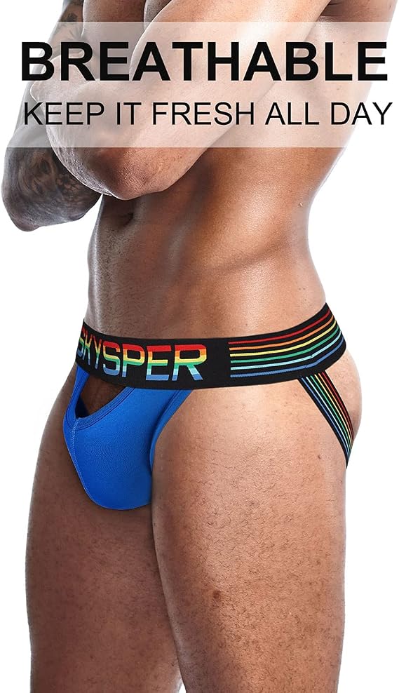 SKYSPER Jockstrap Athletic Supporters for Men Jock Strap Male Underwear Men's Thong Jockstrap Underwear