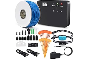 Electric Dog Fence, Underground Dog Containment System for 2 Dogs- Covers up...