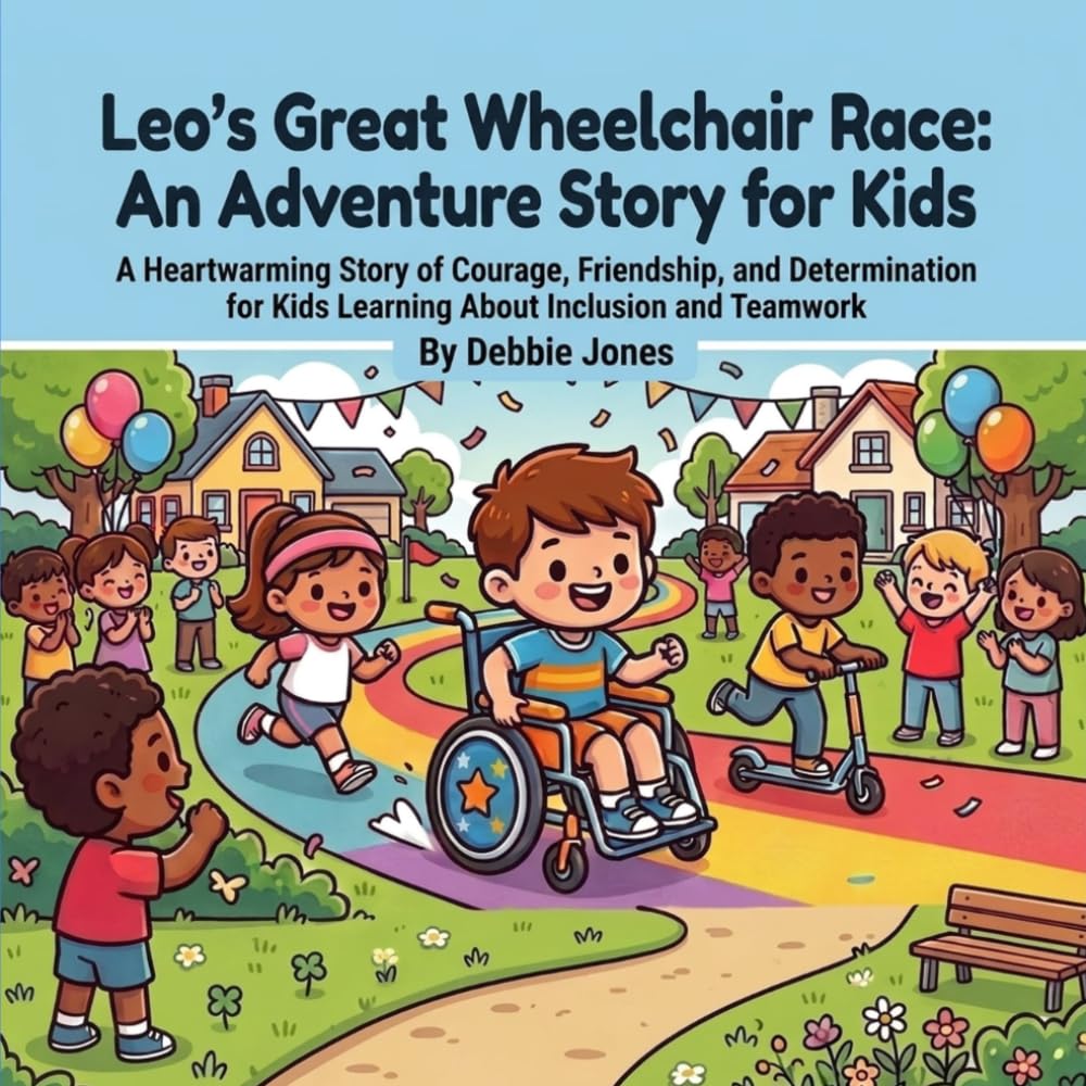 Leo's Great Wheelchair Race: An Adventure Story for Kids: A Heartwarming Story of Courage, Friendship, and Determination for Kids Learning About Inclusion and Teamwork