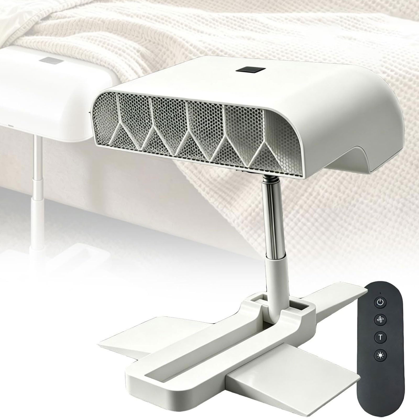 Ventola Raffreddamento sotto Il Lenzuolo, 5 velocità Regolabili e | Di raffreddamento del letto, altezza regolabile 22 a 53 cm, adatto a tutte le altezze di materasso, for chi ha il sonno caldo