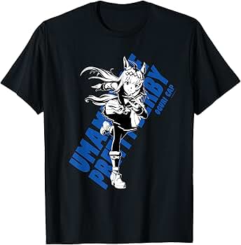 Amazon | ウマ娘 プリティーダービー オグリキャップ Tシャツ