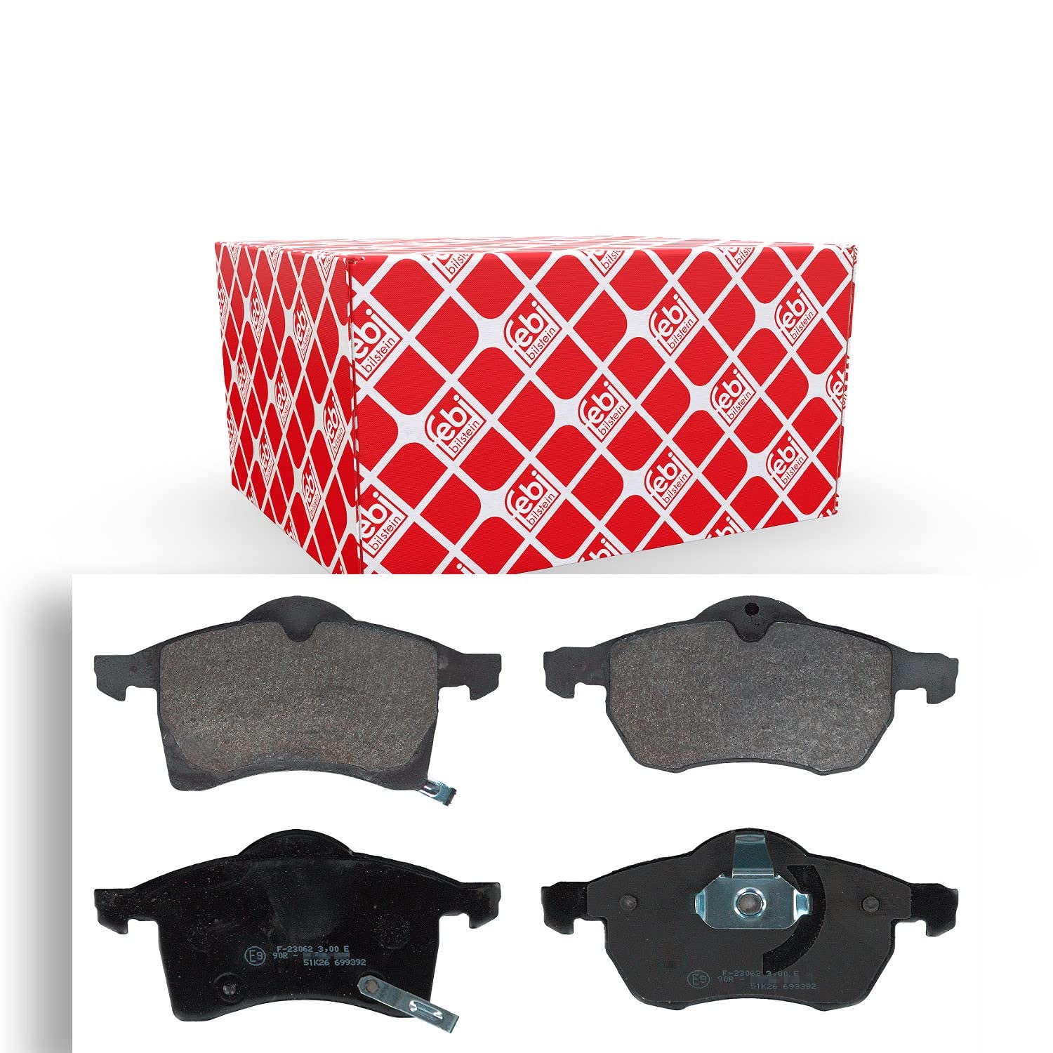 febi bilstein 16232 Brake Pad Set, 1 unit