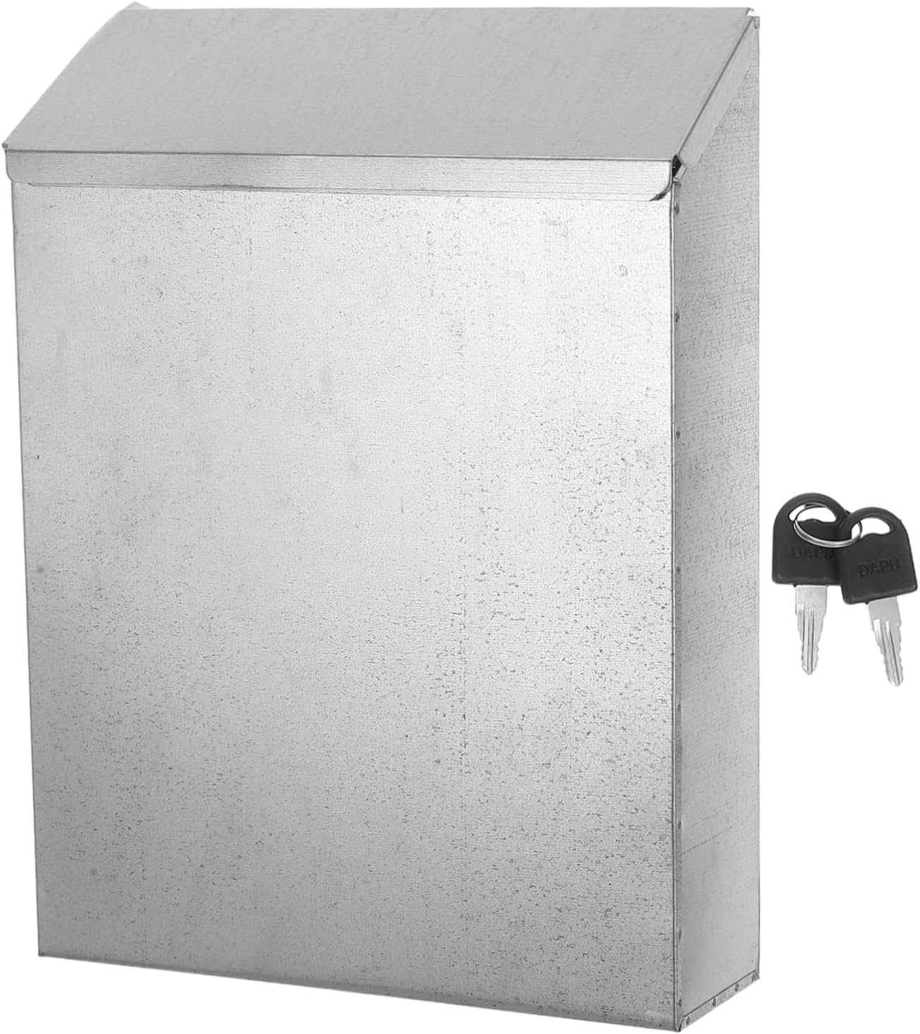Uonlytech Lockable Suggestion Box with Top Slot for Donation Collection Rustic Design for Wall Mount for Office Garden Decor and Feedback Collector