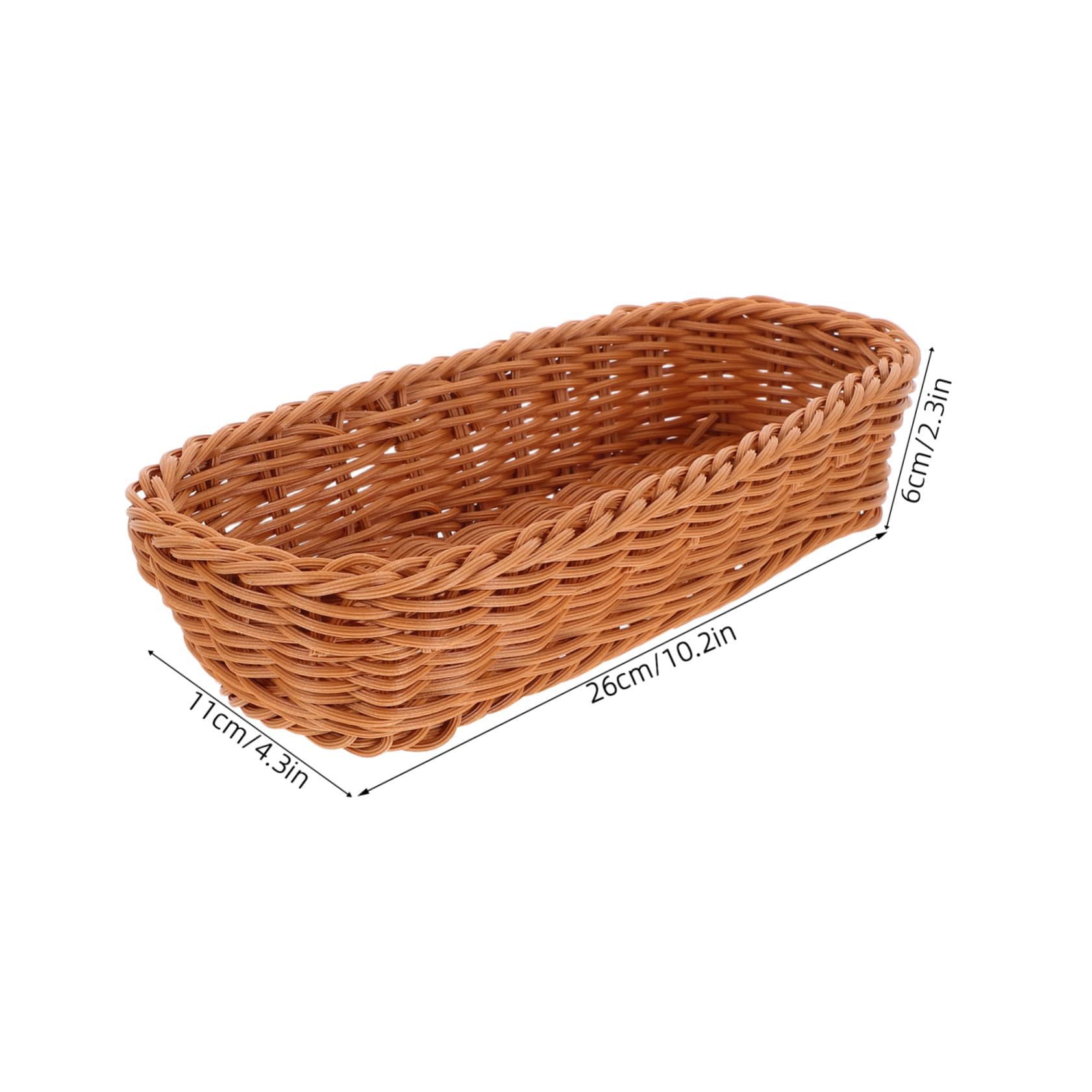 Cesta para Cubiertos de Plástico Rattan Organizador Versátil para Palillos Tenedores y Utensilios de Cocina con Diseño Natural para Almacenamiento Encimeras
