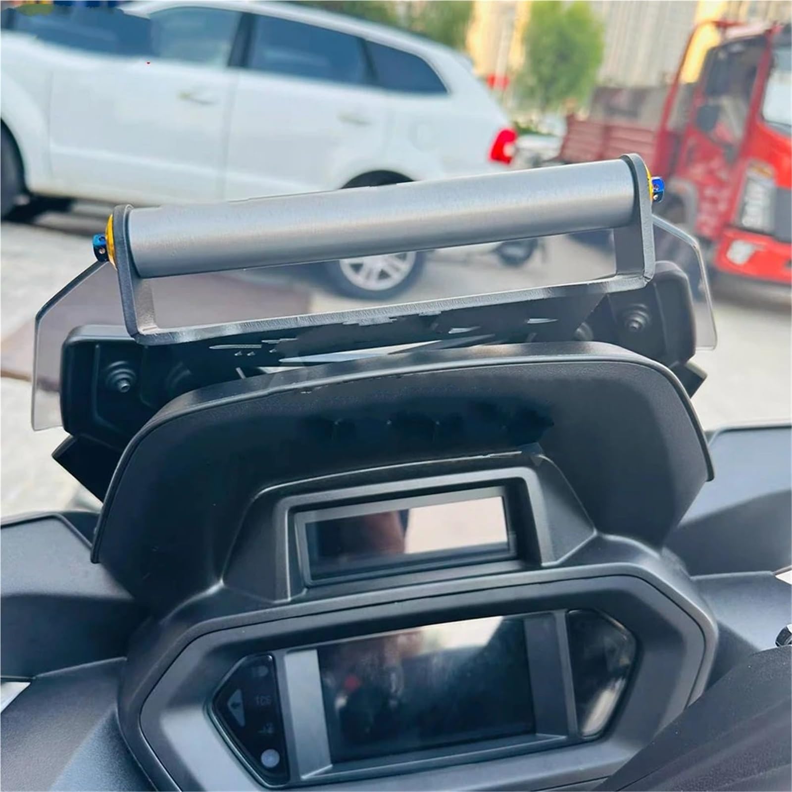 Motocyklowy uchwyt nawigacyjny GPS Uchwyt Do nawigację motocyklową do X MAX 300 2023 z drążkiem rozporowym do nawigacji i uchwytem Do telefon komórkowy Uchwyt na telefon