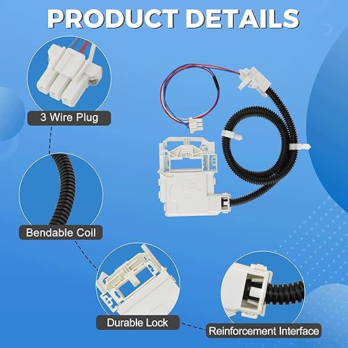 Miniatura 3 de WH08X37937 WH08X32657 Bloqueo de tapa de arandela – Reemplazar WH08X31222 AP7033485 4963152 PS16619254, apto para GE GTW220ACK7WW GTW335ASN2WW