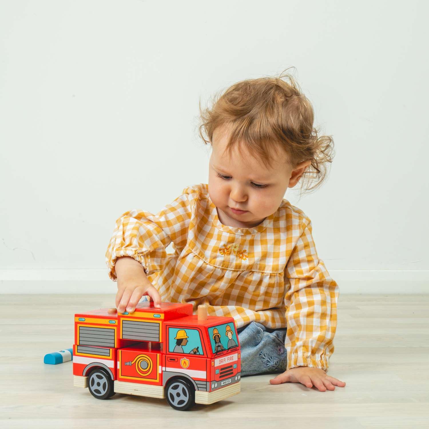 Bigjigs Toys Camion dei pompieri montabile