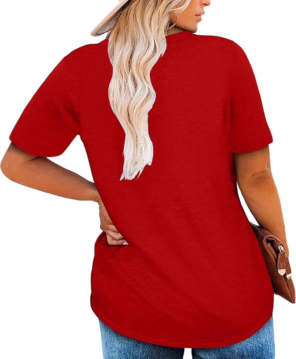 Plus-Size Christmas Shirts Women Merry Christmas Leopard Plaid Tree Print Shirt Holiday Tops Xmas Tee - Image 4