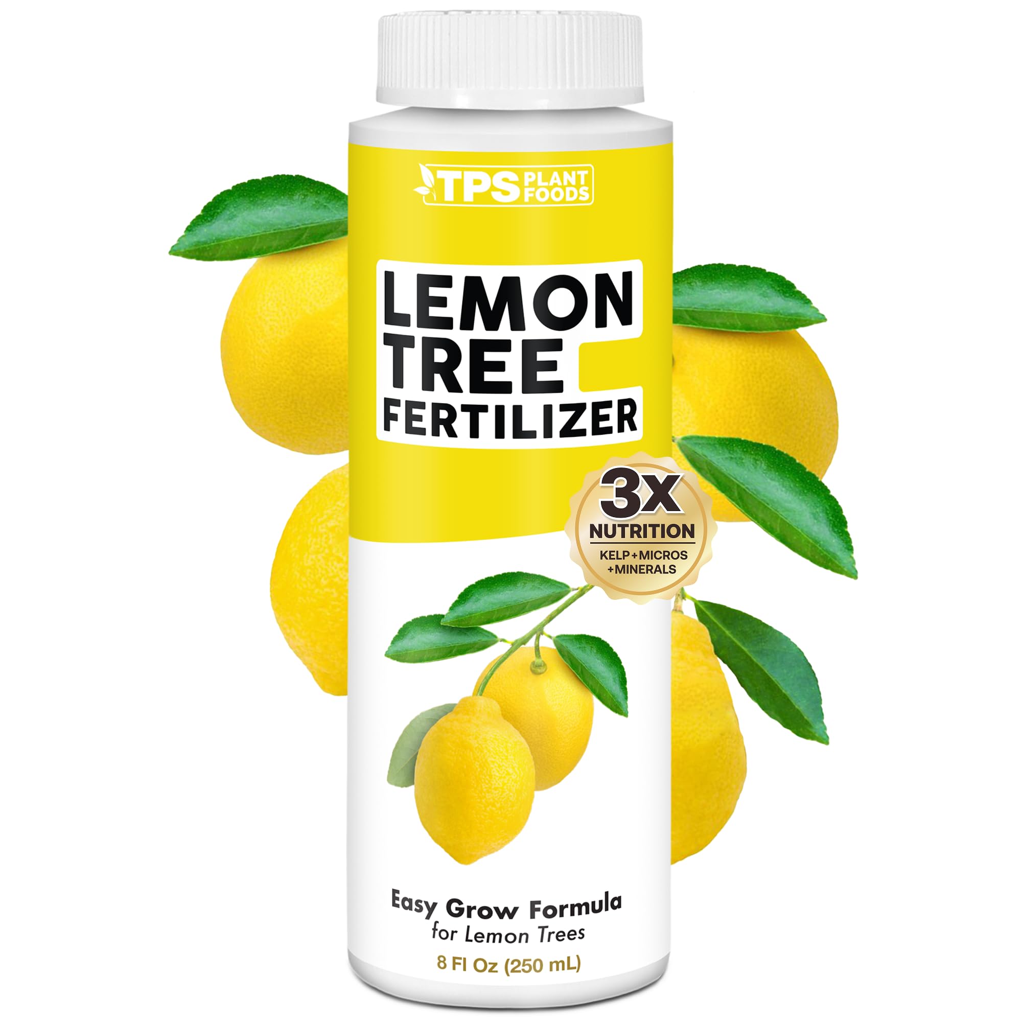Lemon Tree Fertilizer – Liquid Plant Food for Healthy Growth & Blooms, 8 oz 8 oz Lemon Tree Fertilizer