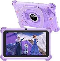 Vista 8 de Tableta para Niños Pequeños de 7 pulgadas Tableta de Aprendizaje para Niños 32GB Tabletas WiFi con Funda a Prueba de Golpes, YouTube, GMS, Control