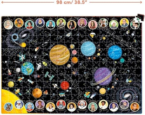 Miniatura 3 de Banana Panda Suuuper - Rompecabezas de suelo de 300 piezas con póster educativo grande con datos sobre el planeta, el espacio y la ciencia,