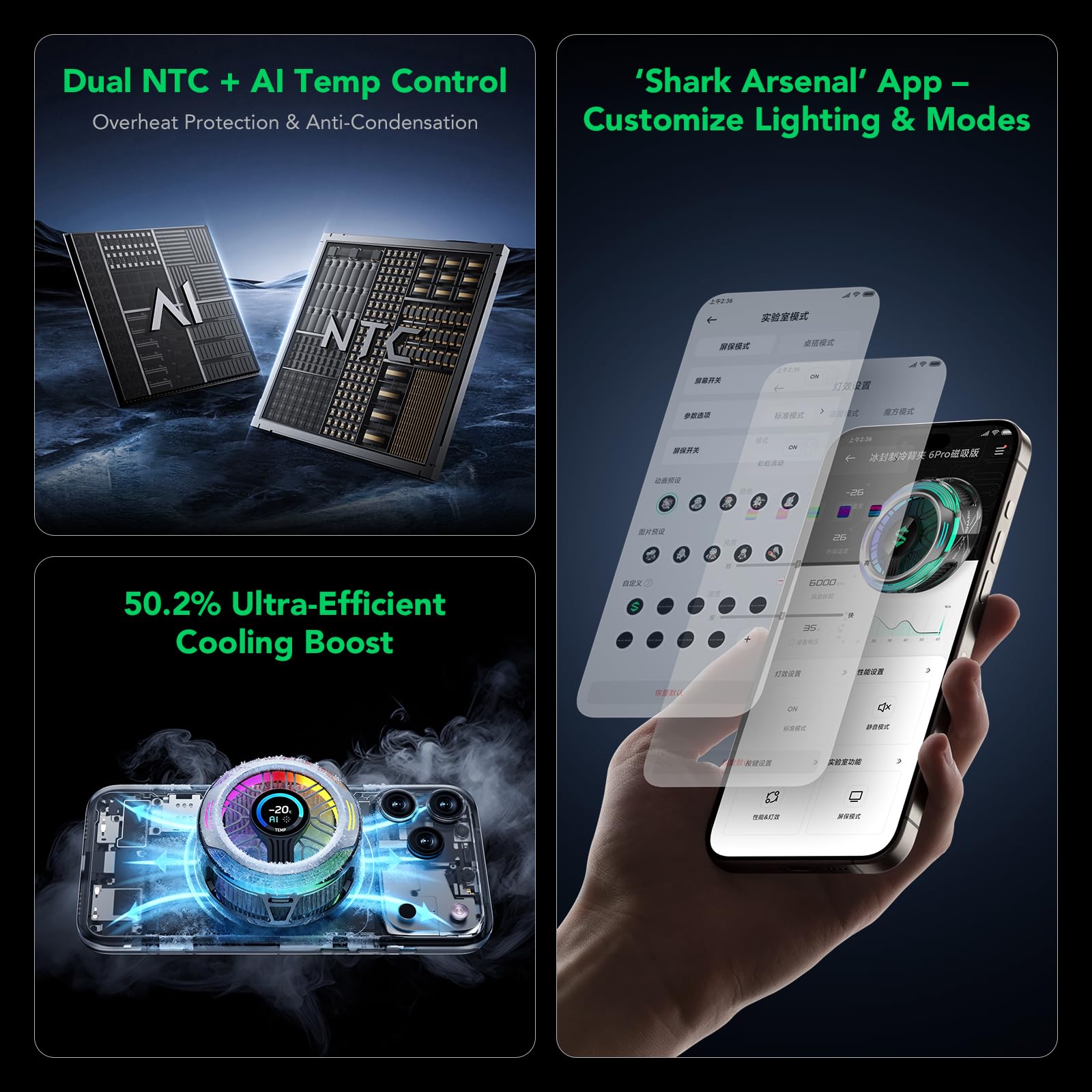 Amazon.com: Black Shark Magnetic Phone Cooler 6 Pro – Smart