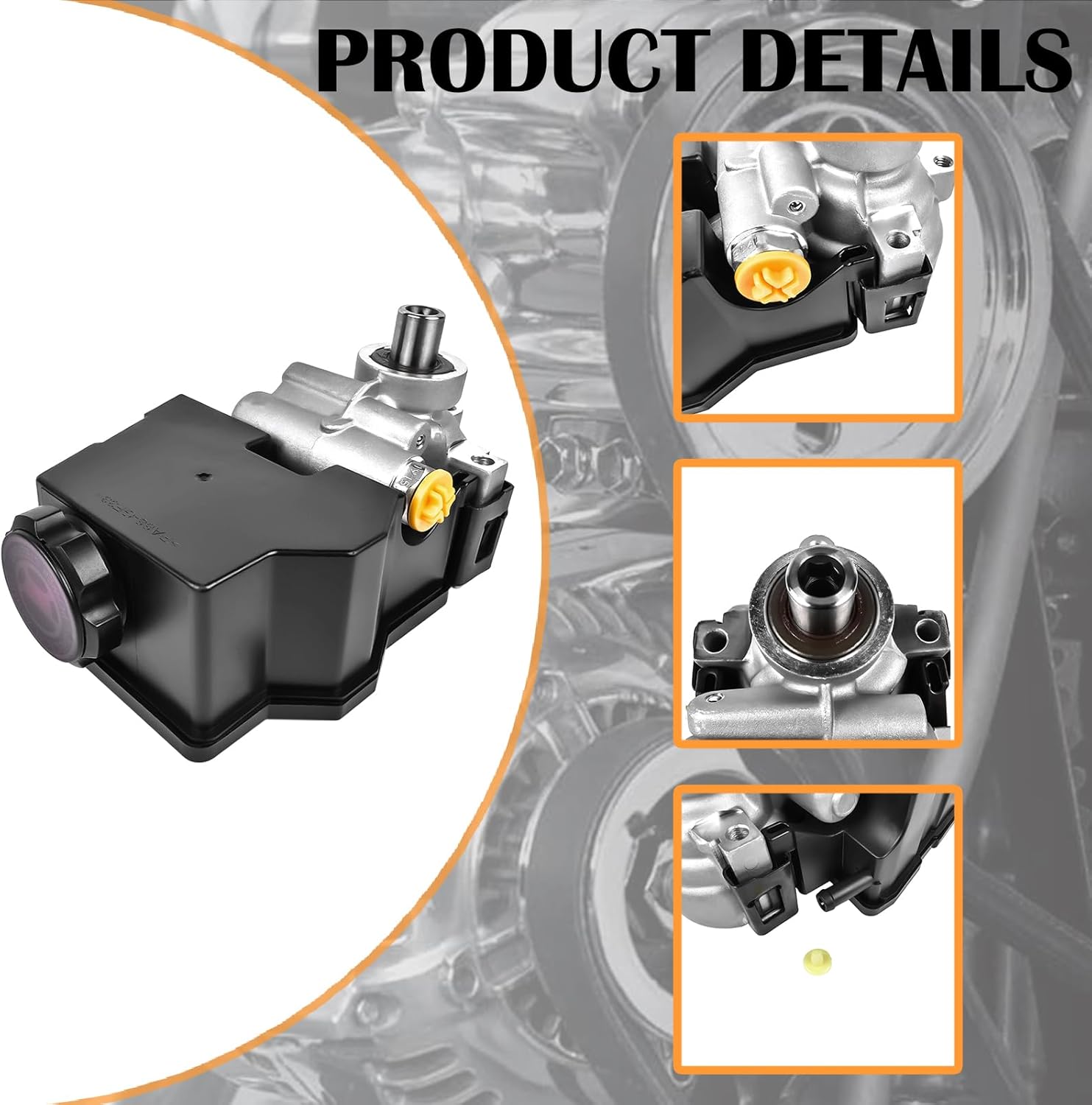 20-69849 Power Steering Pump Fits for Chevy Camaro Firebird 1998-2002 Replaces 26068934 26068936 73477119