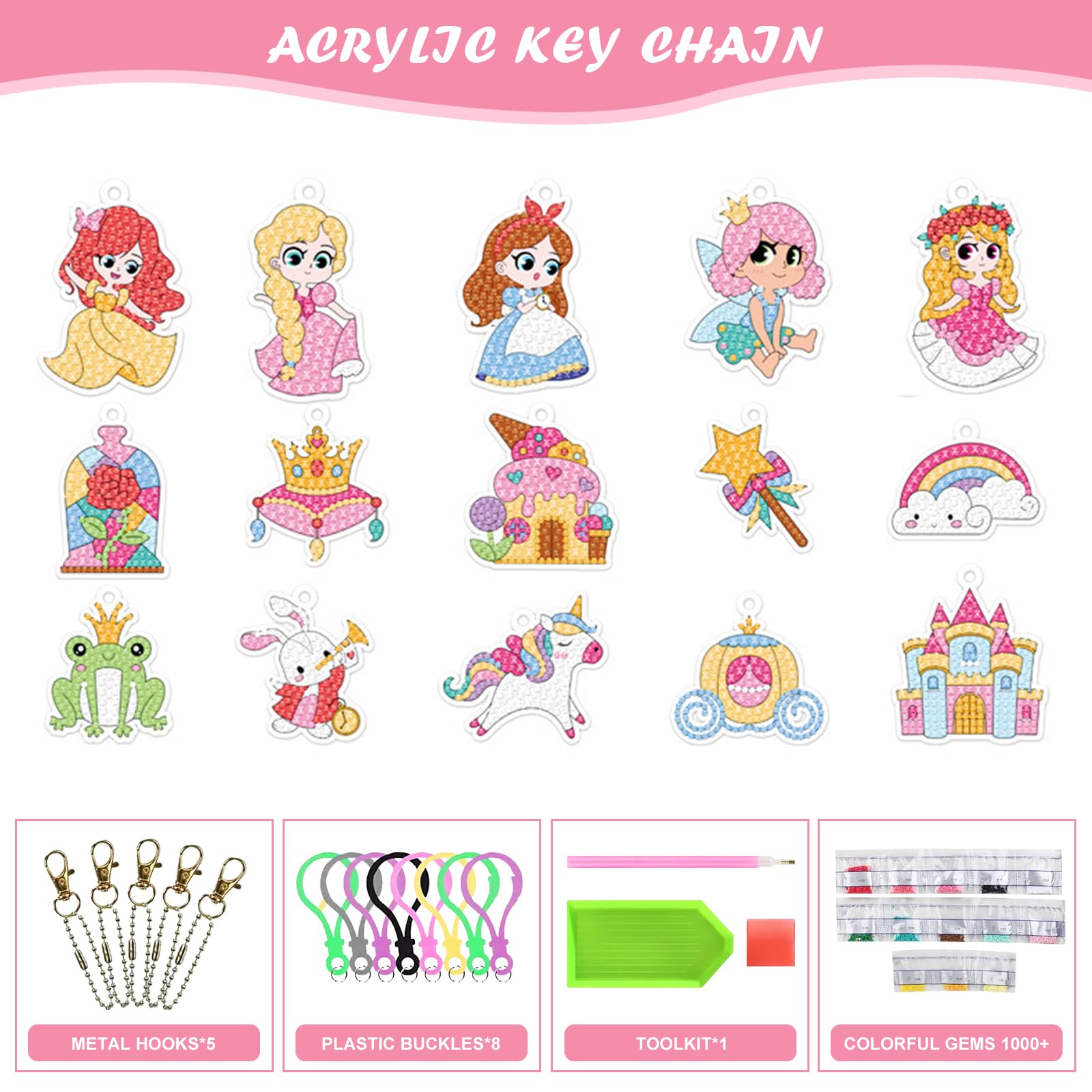 CAYUDEN Diamond Painting Keychains - Image 2