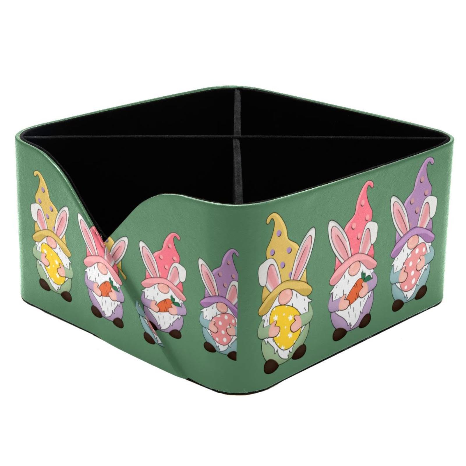 Boîte de rangement Happy Easter rectangulaire pour bureau