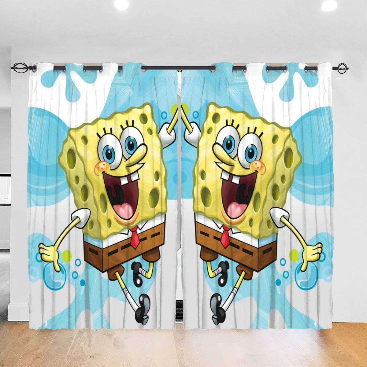 Spongebob Squarepants Bedroom Curtains Curtains & Drapes
