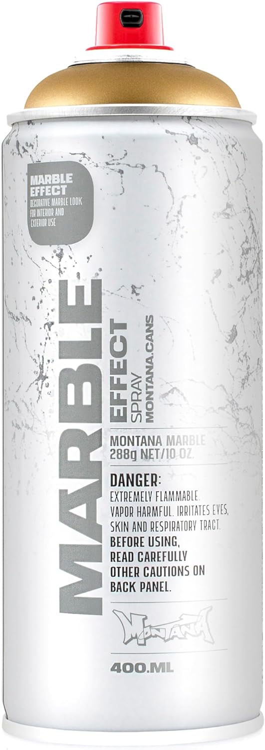 Montana Cans Montana Effect 400 ml Marble Color, White Spray Paint, 13.5 Fl Oz (Pack of 1)