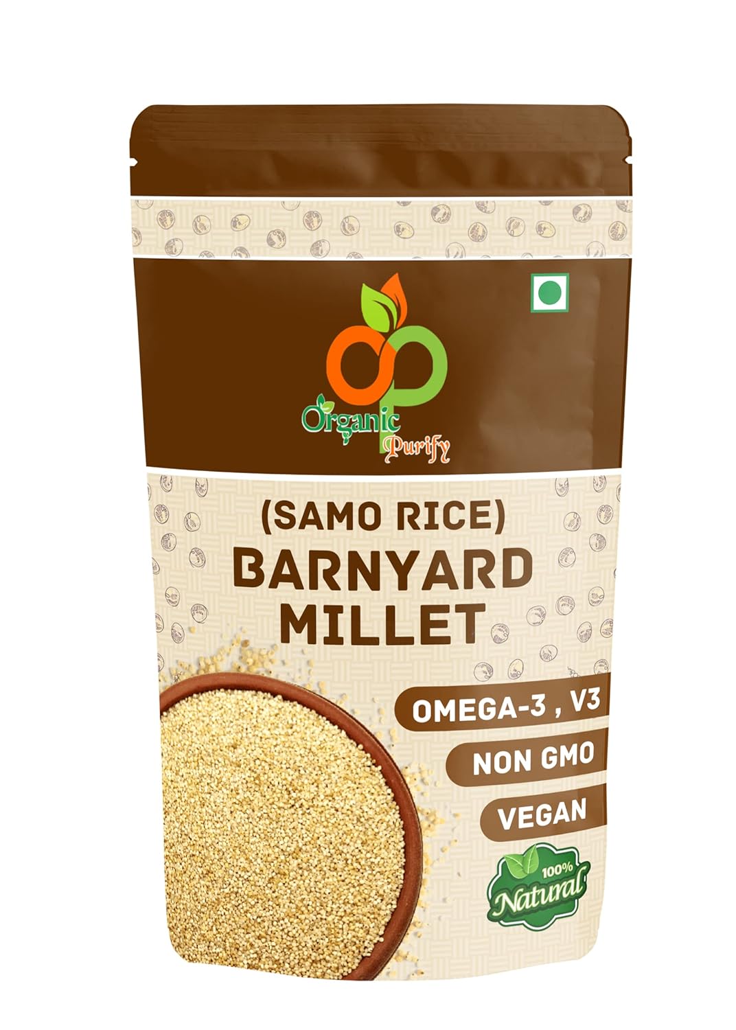 Organic Purify BARNYARD MILLETSSAMAKSAMOVARIBHAGAR FOR VRAT 900GM