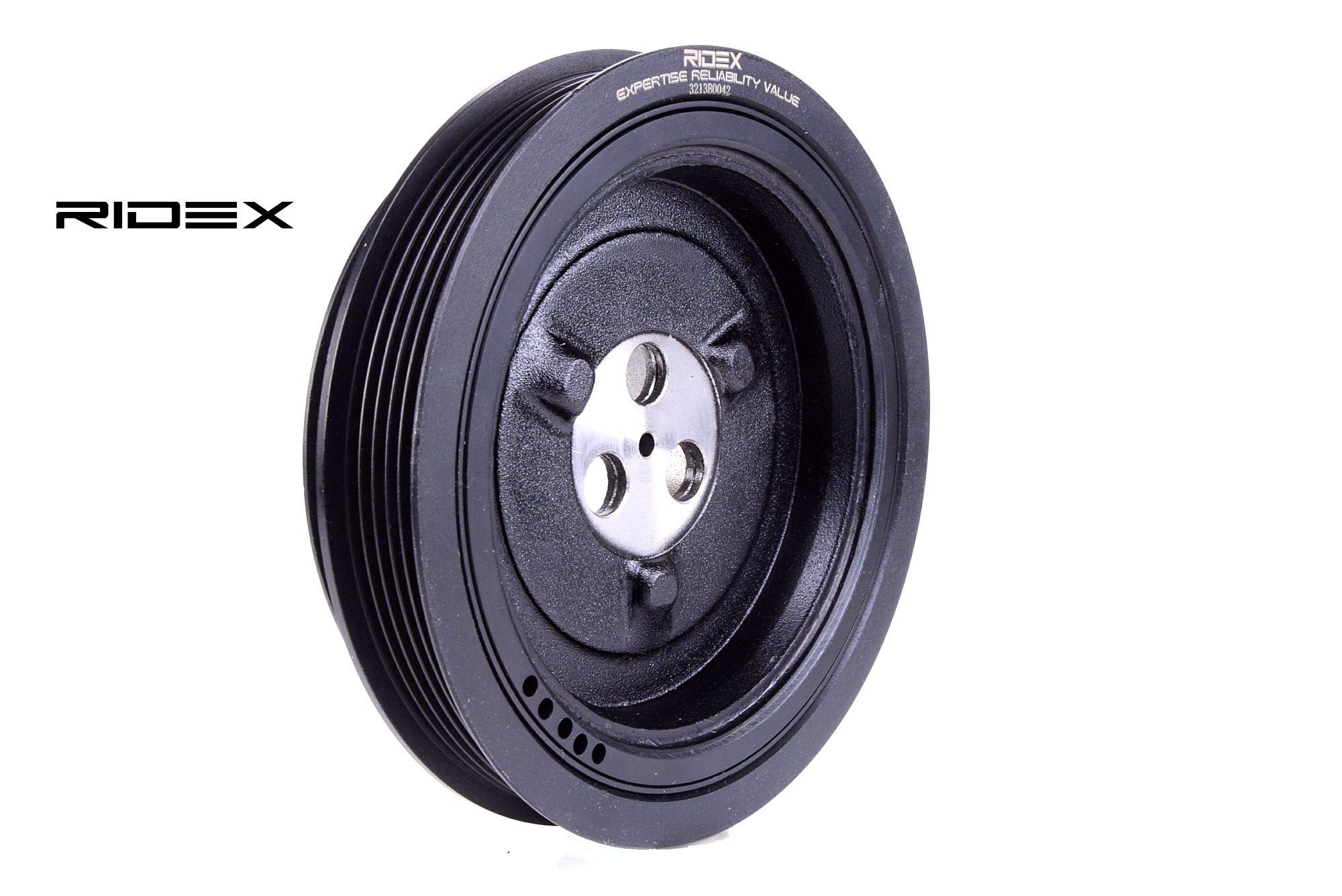 RIDEX 3213B0042 Riemenscheibe Kurbelwelle Kurbelwellenriemenscheibe 6-Rippen Kompatibel mit CITROËN JUMPER Kasten 038105243K 0515S9 0515T1