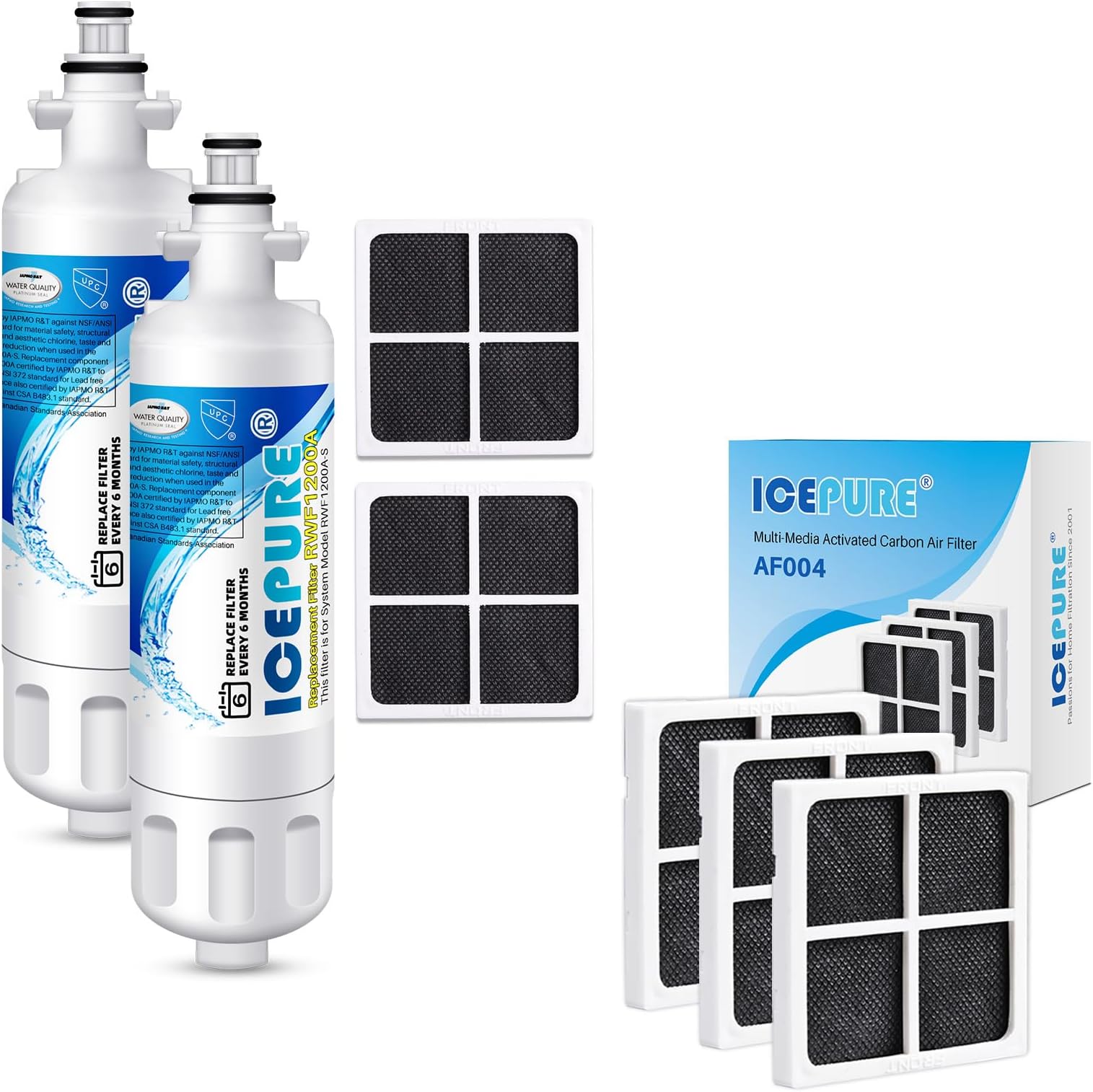 Philips AWP963 NSF/ANSI Certified Refrigerator Water Filter Replacement For Lg Lt700p Lfxs30766s Adq36006101 Adq36006101 S Adq36006101s Adq36006102 Sears Kenmore 9690 46 9690 Pack Of 3 - View #11