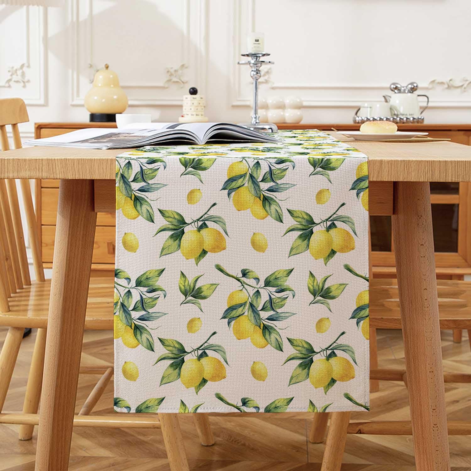 Tomacao Lot De 4 Chemins De Table En Polyester - 30,5 X 183 Cm