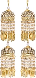 CHOTTEYLAL & SONS Traditional Golden Wedding Kalira/Kalere/Kaleera Bridal Hand Hanging Kalira for Women and Girls