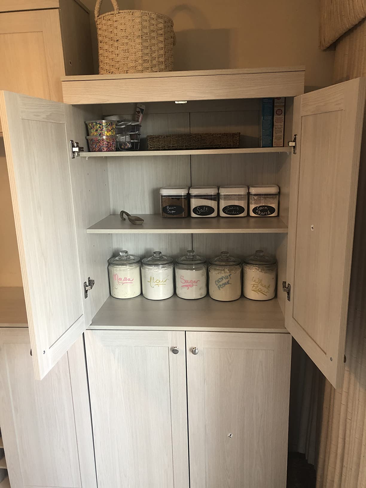 35/mo Finance Inval Shaker Style 4Piece Buffet Storage System with