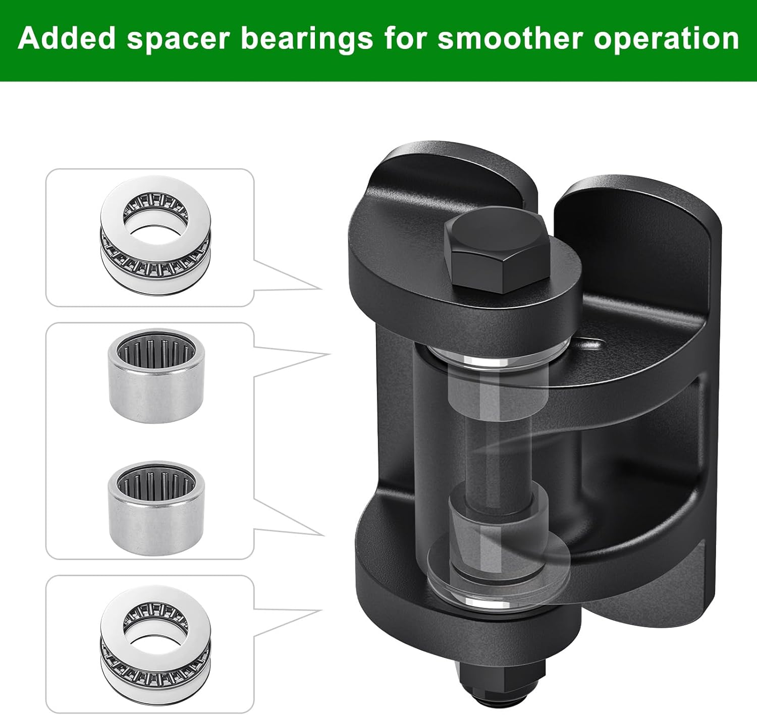Weld on Hinges 1000lb Capacity Dual-Sided Heavy Duty Gate Hinges - 6mm Carbon Steel Weldable Hinges for Square Post to Tubular Gate, Ideal for Heavy Gates or Trailer Ramps (3.6x2.3'', 2Pack)