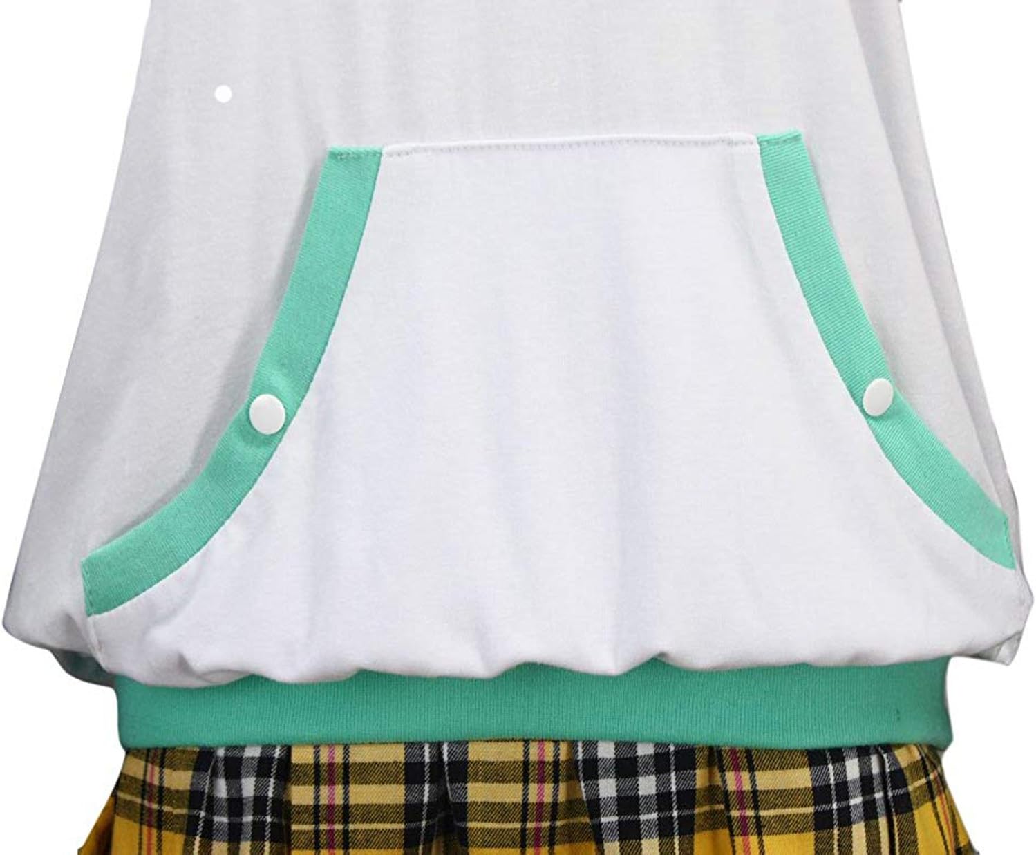 Adult US Size Cosplay Costume Plaid Short Skirt Sling Dress