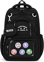 School & College Backpack with Detachable Pouch | 18 Inch Large capacity bag for Girls & Boys Age of 12-16 years | Best for School, Tution, Travel, Camping