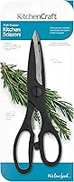 Vista 2 de KitchenCraft KCSCISSORMP - Tijeras de cocina y abrebotellas, acero inoxidable, 8.3 in, color negro