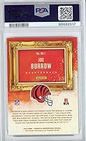 Vista 2 de Tarjeta de Fútbol Americano Joe Burrow #GK1 Gridiron Kings Rookie RC de Panini Chronicles 2020 Calificada PSA 10 Gem Mint