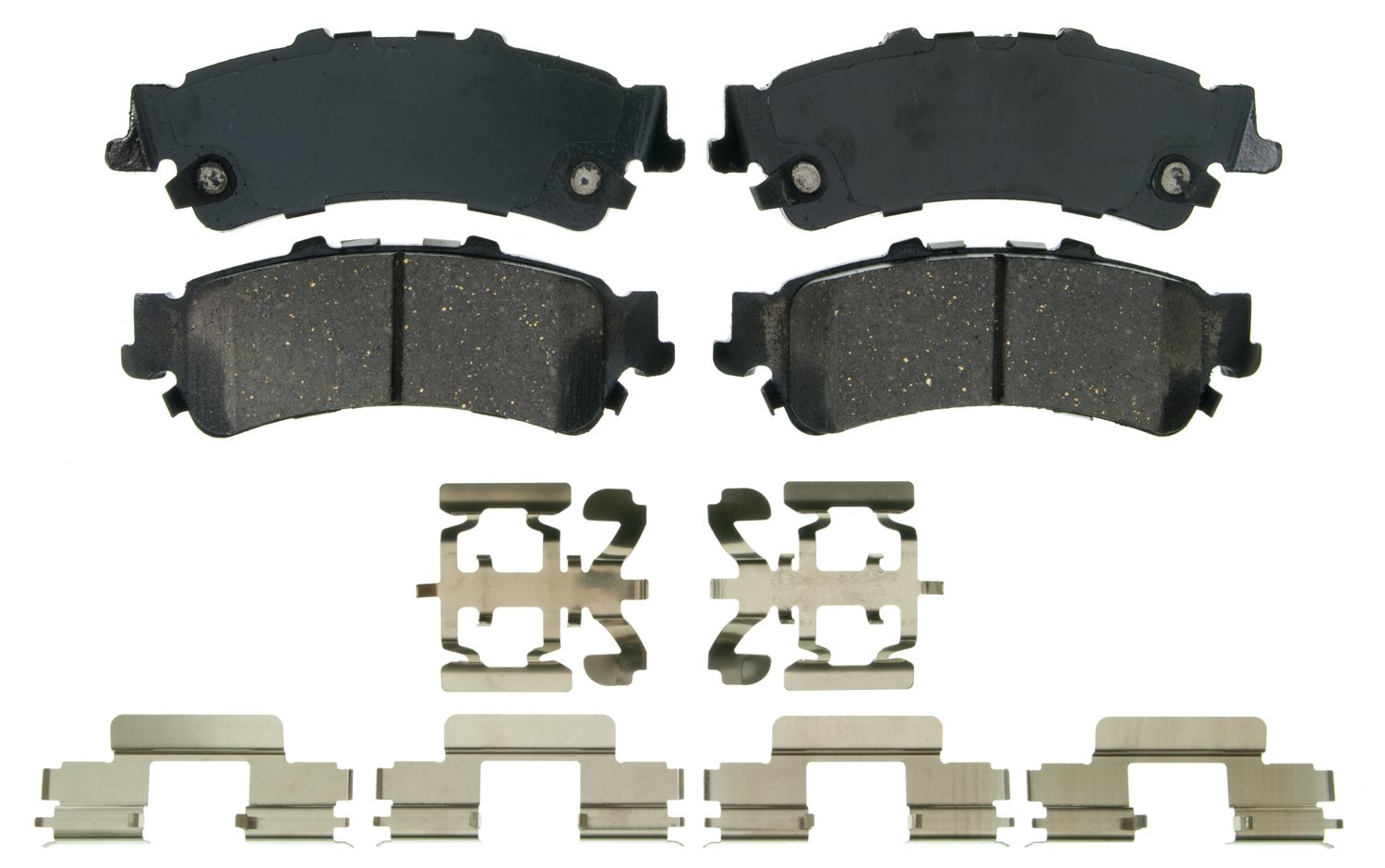 Wagner QS ZD792B Disc Brake Pad Set, Chamfered Edges for Smooth, Quiet Stops, Fits 2003–2007 Chevrolet Silverado 1500