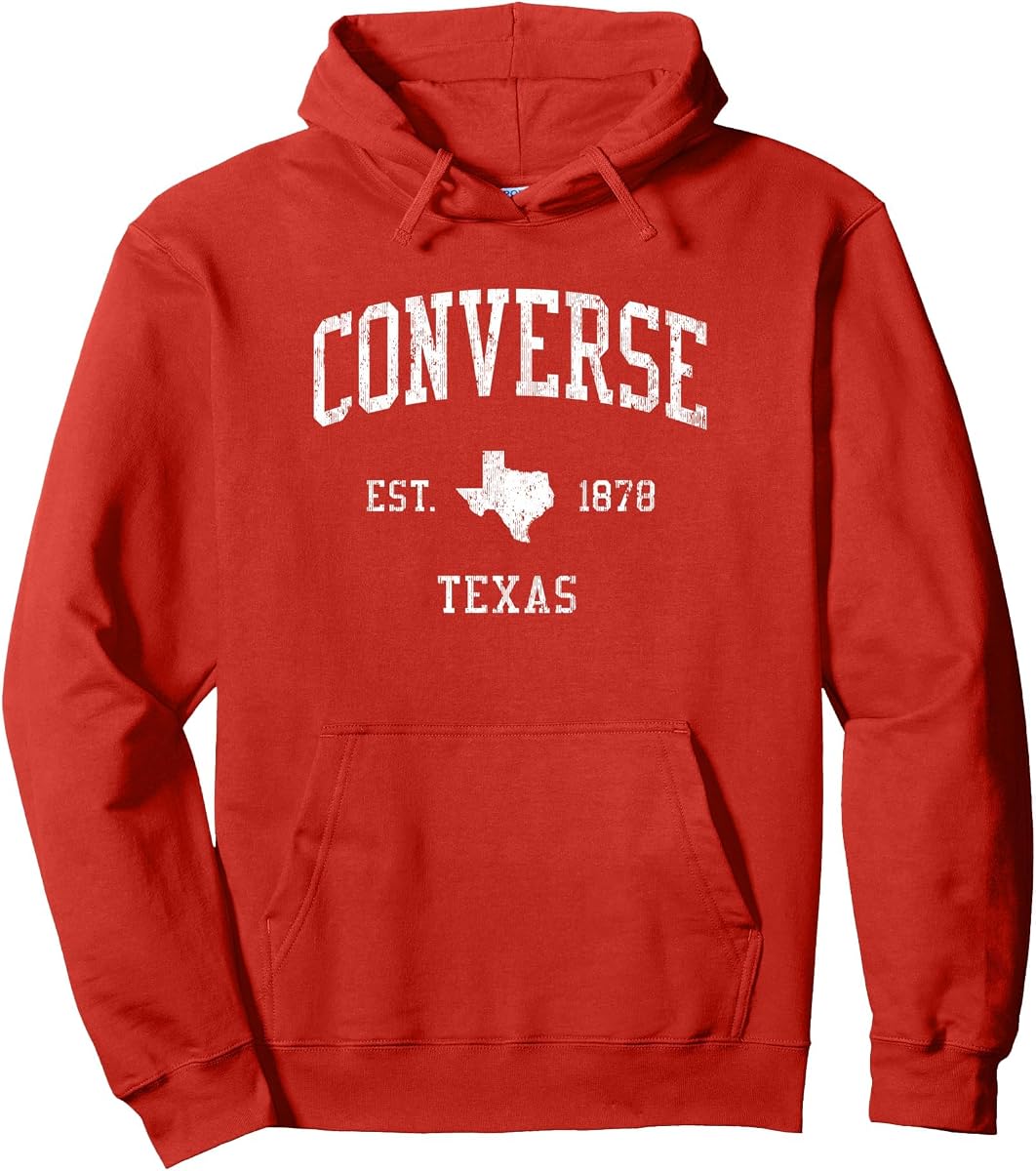 Converse TX J01 Diseño deportivo atlético vintage Sudadera con capucha