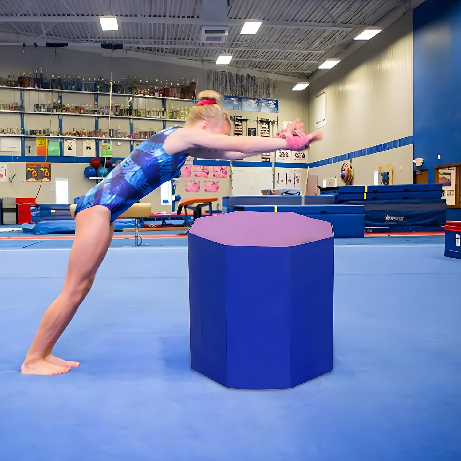 FDW Gymnastics Mat Octagon Tumbler Octagon Mat 24.4 x 25.6 Gymnastic Equipment Somersault Backbend Tumbling Trainer Tumbling Mat for Home Gym Exercise Gymnastics Gym Fitness Home FDW Gymnastics Mat Octagon Tumbler Octagon Mat 24.4 x 25.6 Gymnastic Equipment Somersault Backbend Tumbling Trainer Tumbling Mat for Home Gym Exercise Gymnastics Gym Fitness Home