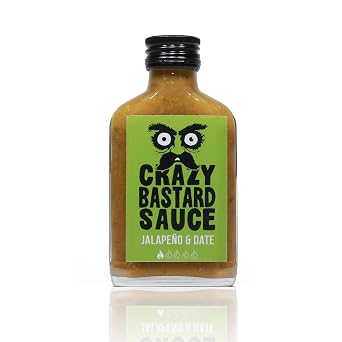 Crazy Bastard Jalapeno & Date Hot Sauce- 100ml