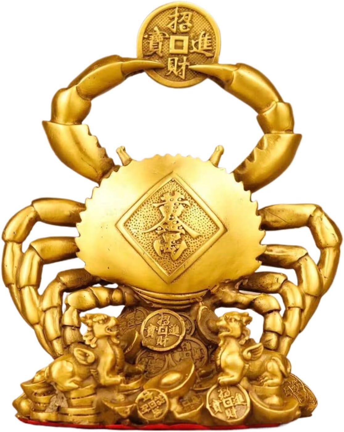 纯铜葫芦 Pure Copper Gourd Retro Home Decor Tabletop 摆件开口开盖招财八仙葫芦 Pure Copper Gourd Retro Home Decor Tabletop 五帝钱 Chinese Fortune Feng Shui Figurine Coins 挂件工艺品客厅玄关饰品 8033