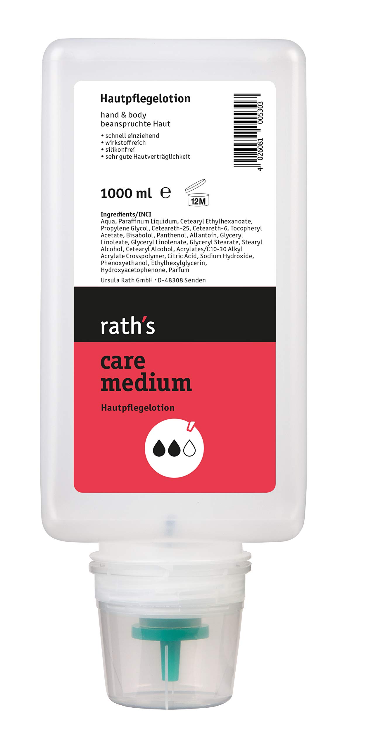 rath's Wandspender Kunststoff 1225 - für 1- und 2-Liter-Softflaschen
