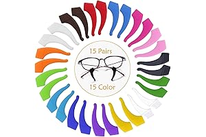Multicolored Anti-Slip Eyeglass Ear Grips Hook with Box: Ultimate Pinhole Glasses for Vision Improvement