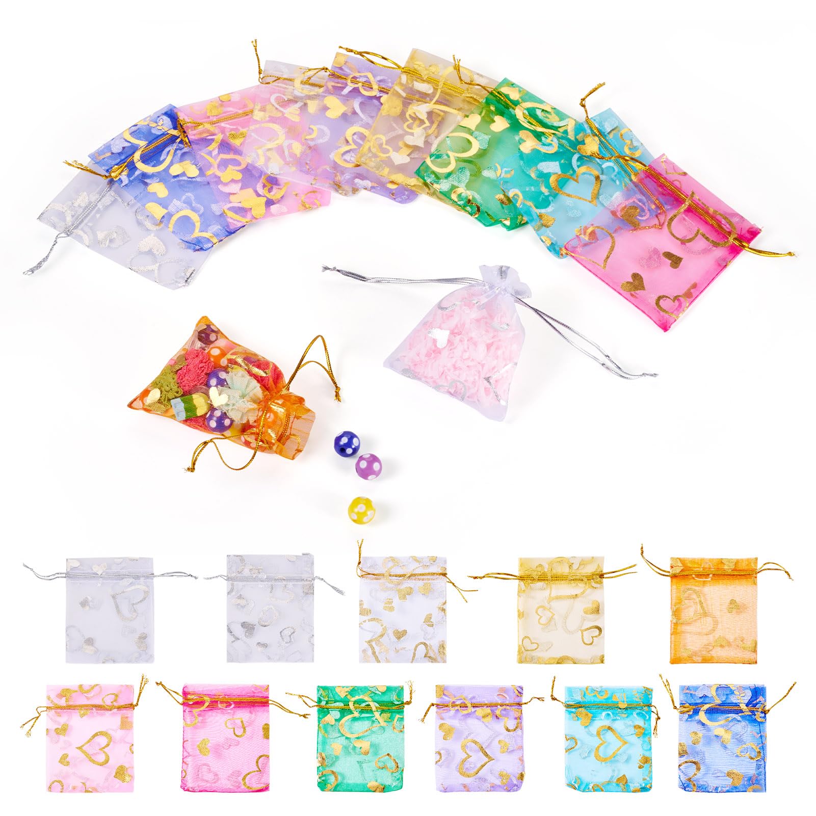 Pochettes à bijoux en maille pour organiser et emballer vos petits objets